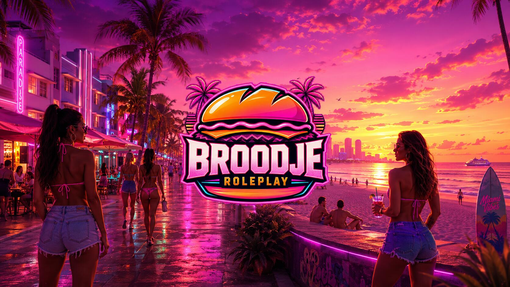 Discovery splash banner for Broodje Roleplay Discord server