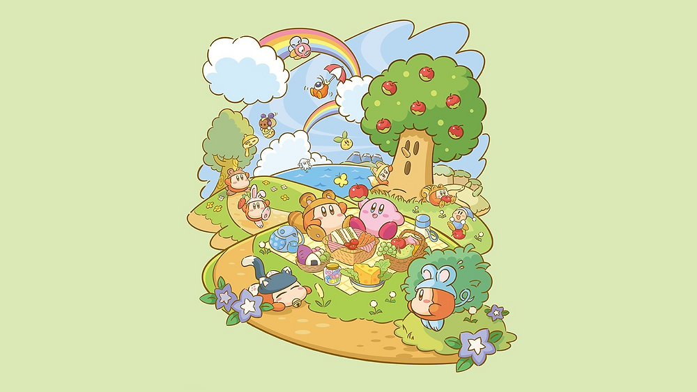 Discovery splash banner for Kirby Collecting Community Discord server