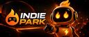 Discovery splash banner for Indie Park Discord server
