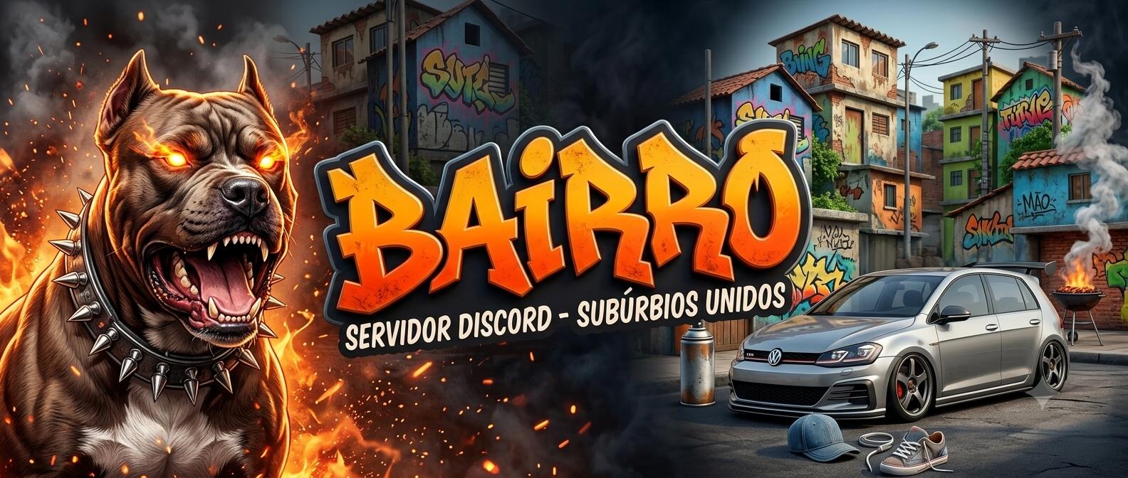 Discovery splash banner for BAIRRO #1,4K Discord server