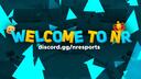 Discovery splash banner for NR Esports Discord server