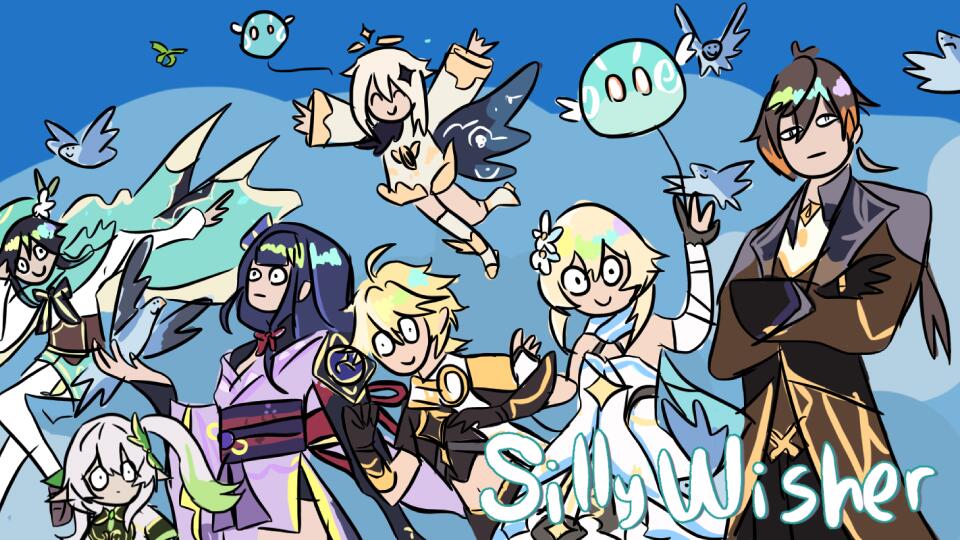 Discovery splash banner for Silly Wisher Discord server