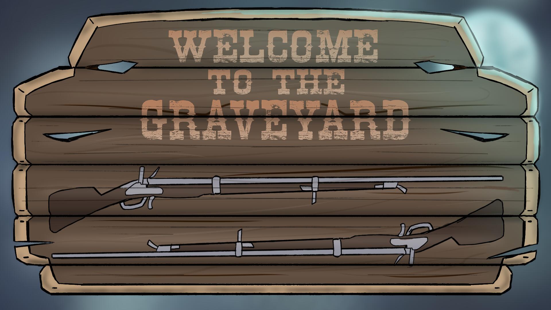 Discovery splash banner for Kapow’s Graveyard. Discord server