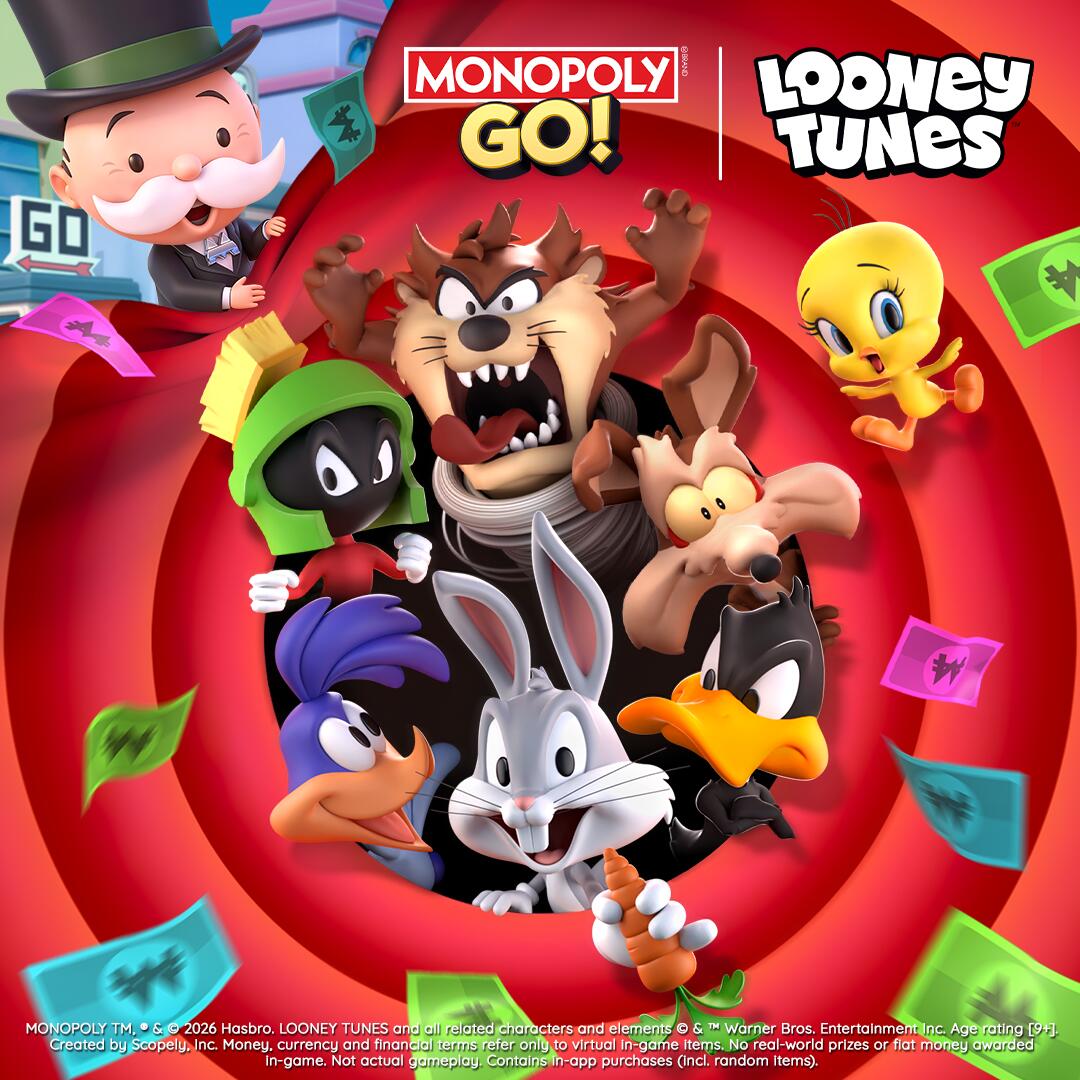 Discovery splash banner for MONOPOLY GO! Discord server