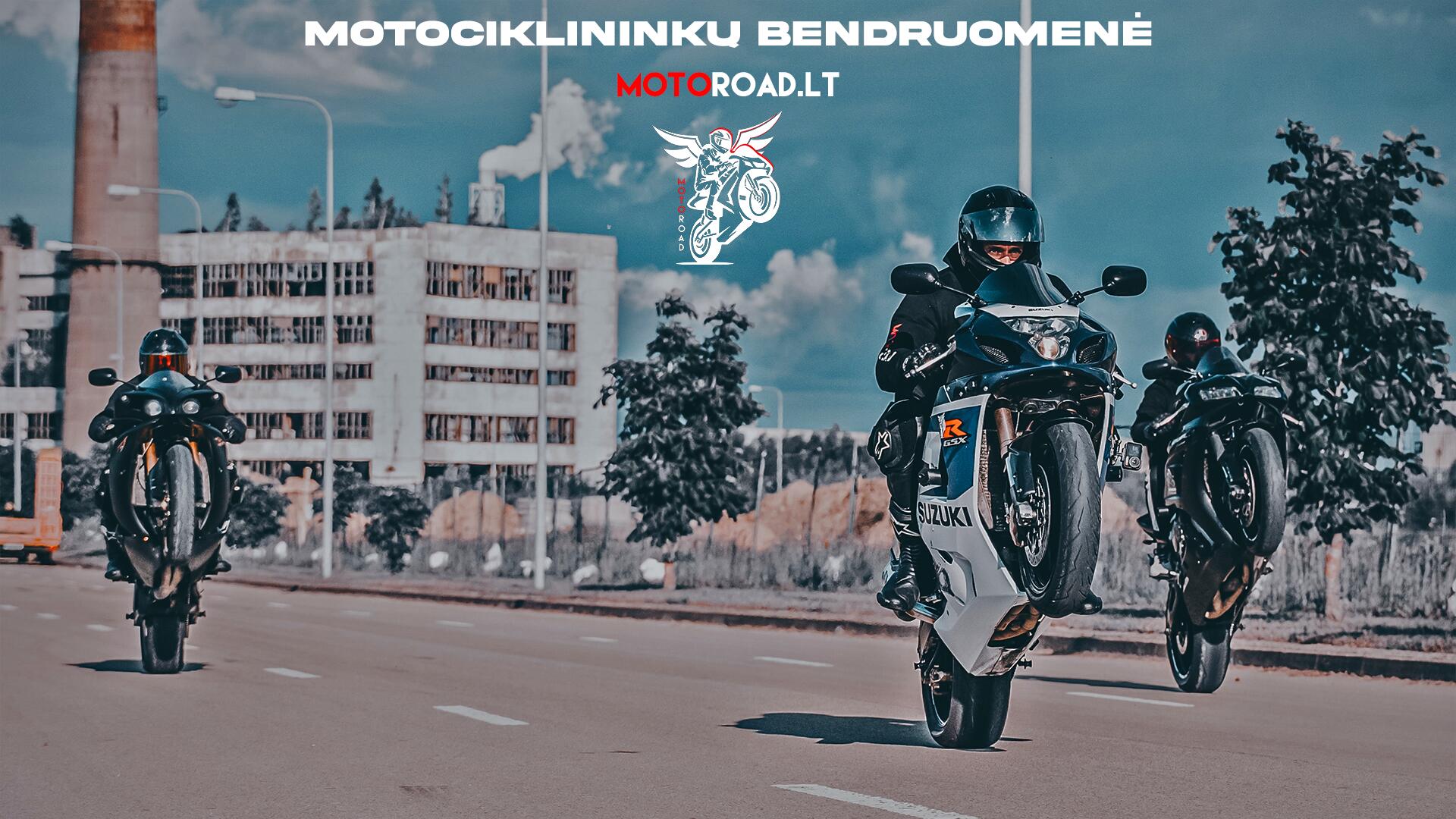 Discovery splash banner for Motoroad.lt Discord server