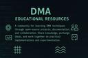 Discovery splash banner for DMA Educational Resources Discord server