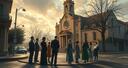 Discovery splash banner for Catholic Corner Discord server