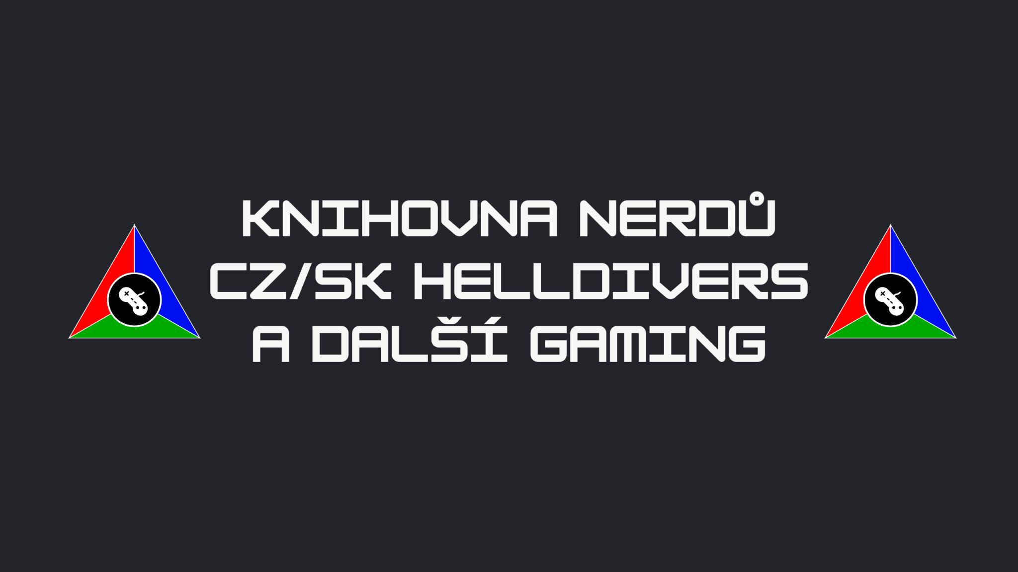 Discovery splash banner for Knihovna Nerdů Discord server