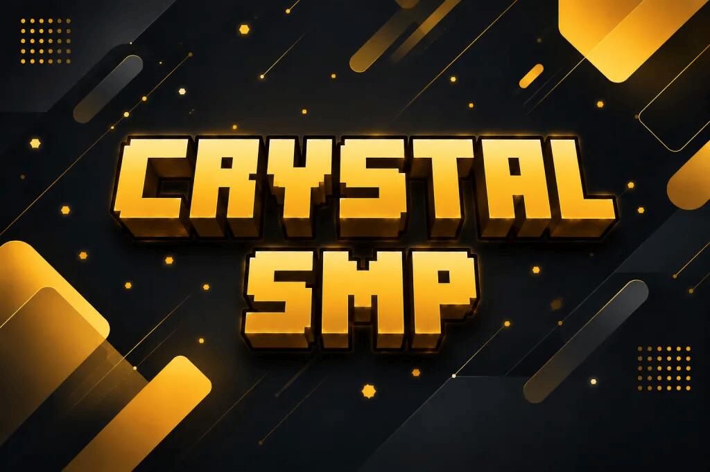 Discovery splash banner for Crystal SMP Discord server