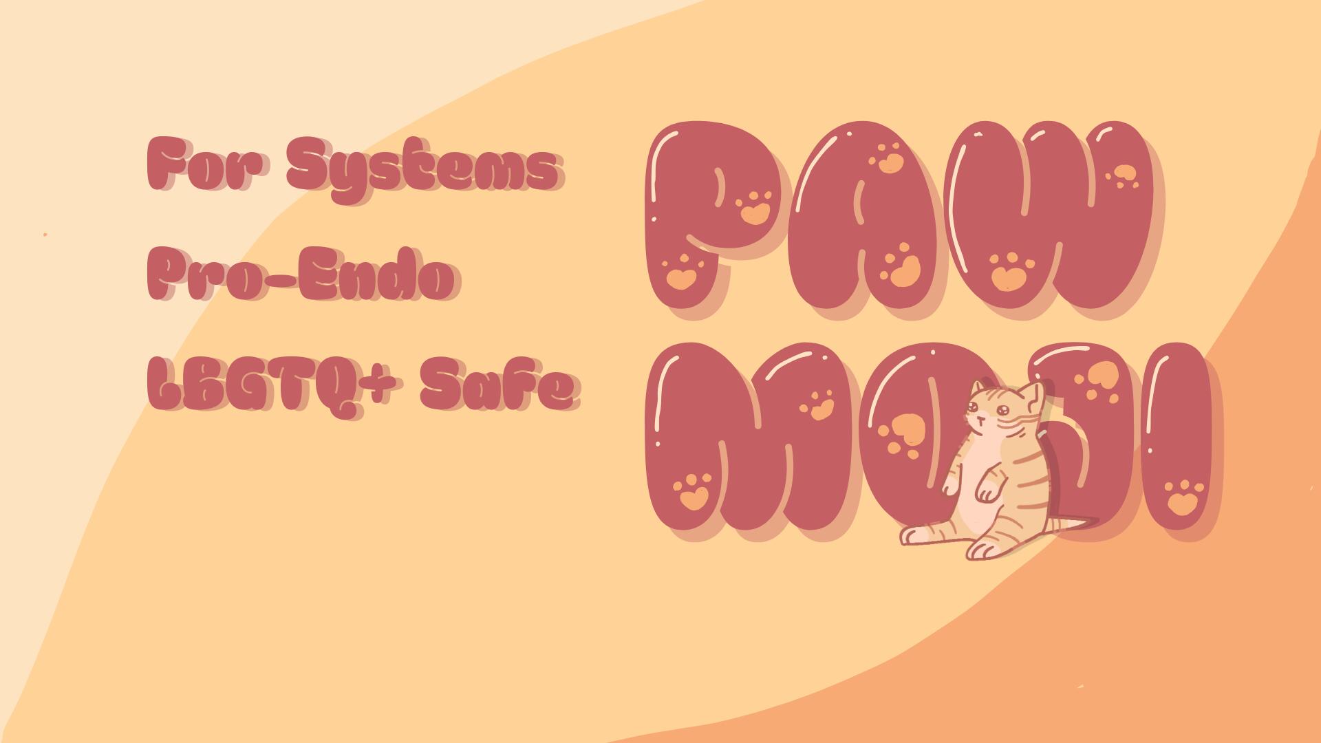 Discovery splash banner for Pawmoji Glamour Discord server