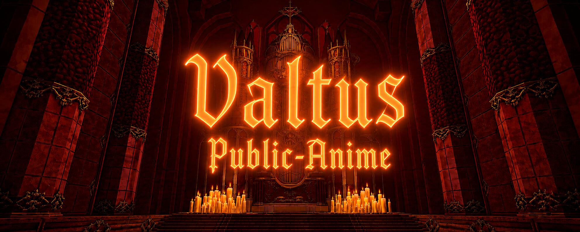 Discovery splash banner for Valtus ^ Anime ^ Public ^ Discord server