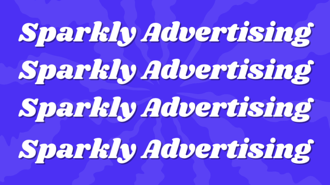 Discovery splash banner for 💙 Sparkly: Advertising • Growth Discord server