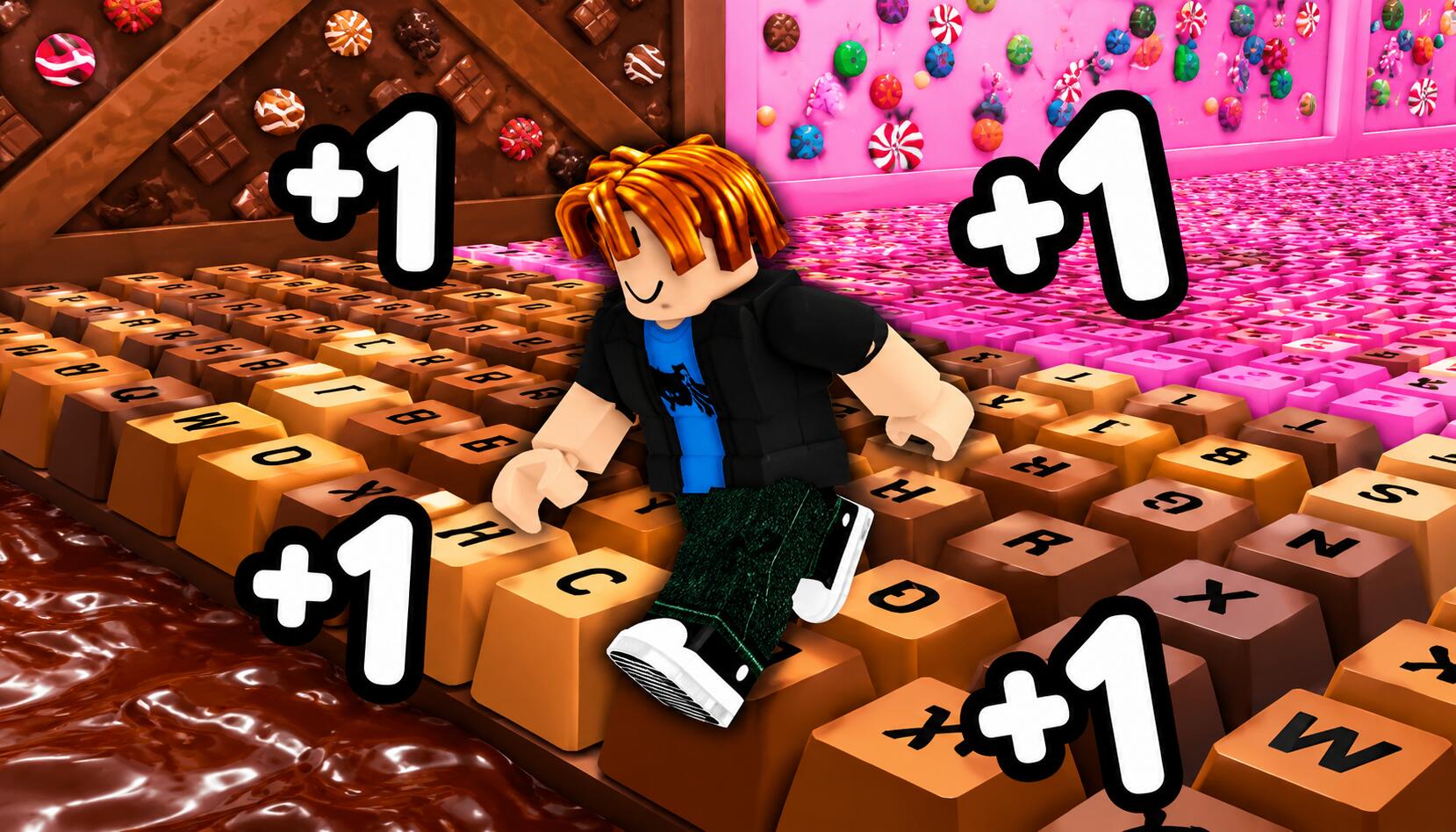 Discovery splash banner for +1 Speed Keyboard Escape Roblox | Codes | Updates, Giveaways & Community Discord server