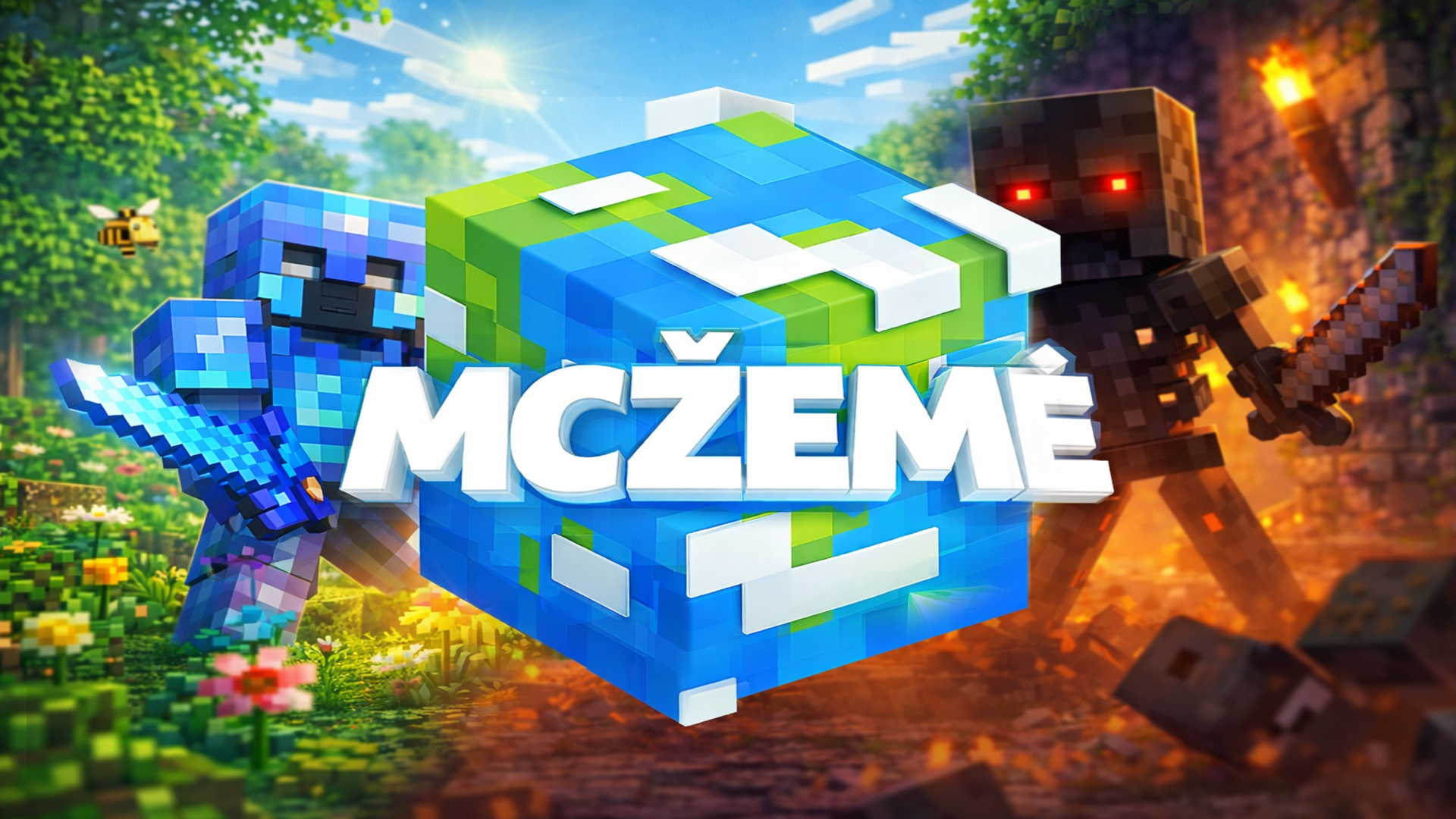 Discovery splash banner for 🌎 MCŽEMĖ.LT Discord server