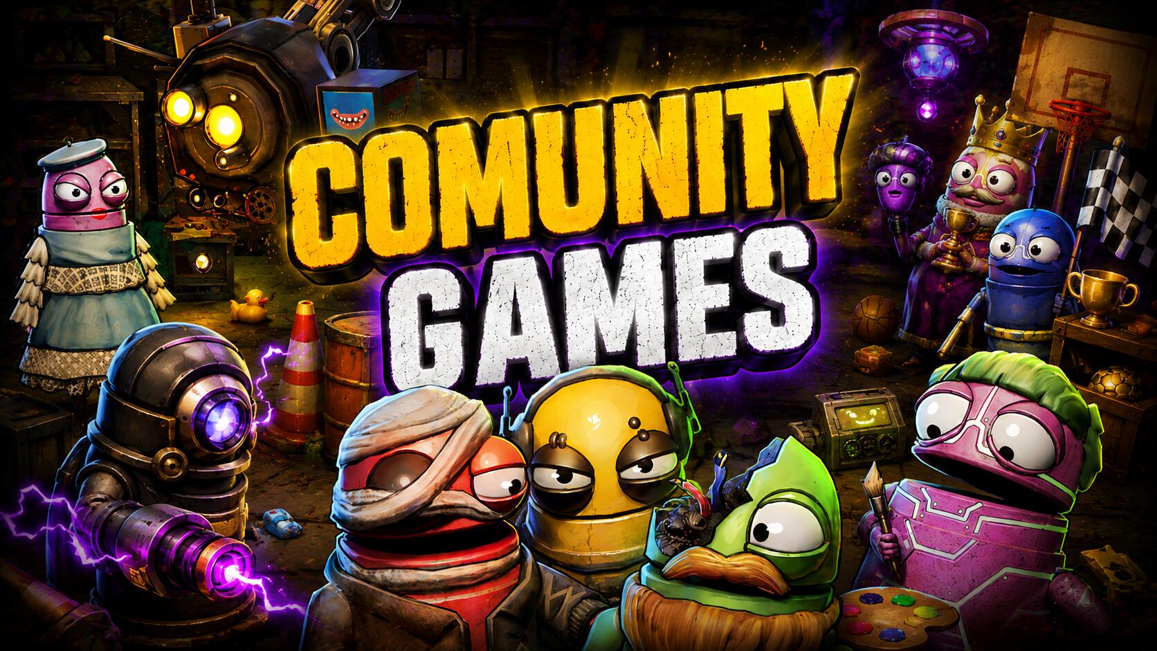 Discovery splash banner for Comunity Games S10 Discord server