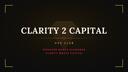 Discovery splash banner for Clarity 2 Capital Trading Discord server