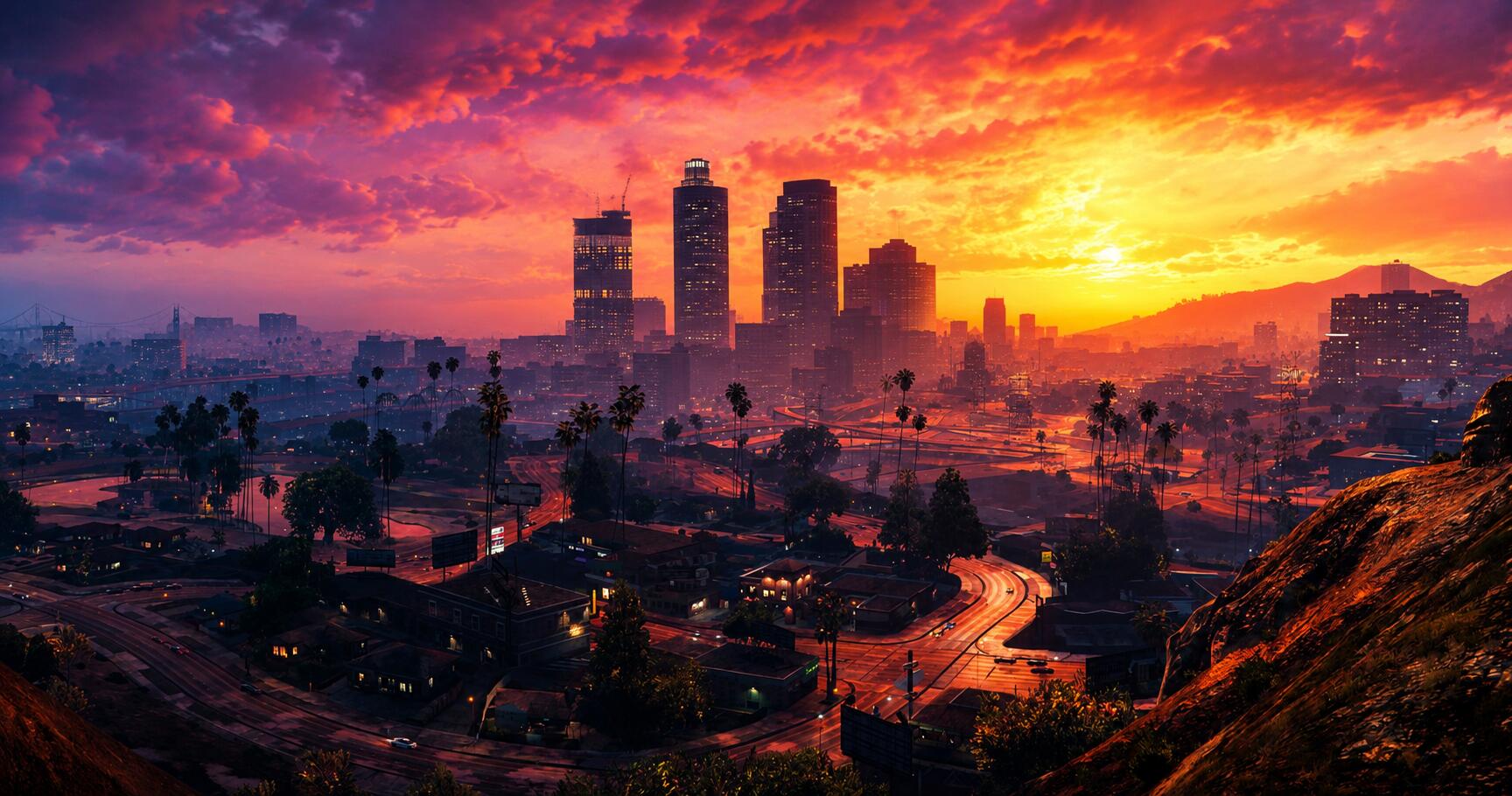 Discovery splash banner for Los Santos 🌴 Discord server
