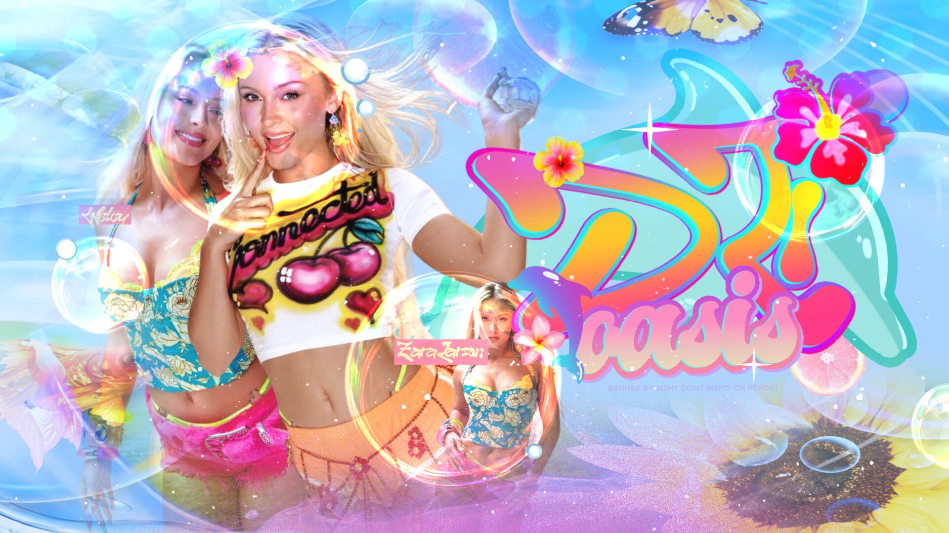 Discovery splash banner for DTI ⭑ Oasis #3.2K Discord server