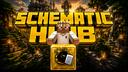 Discovery splash banner for Schematic Hub (DonutSMP) Discord server