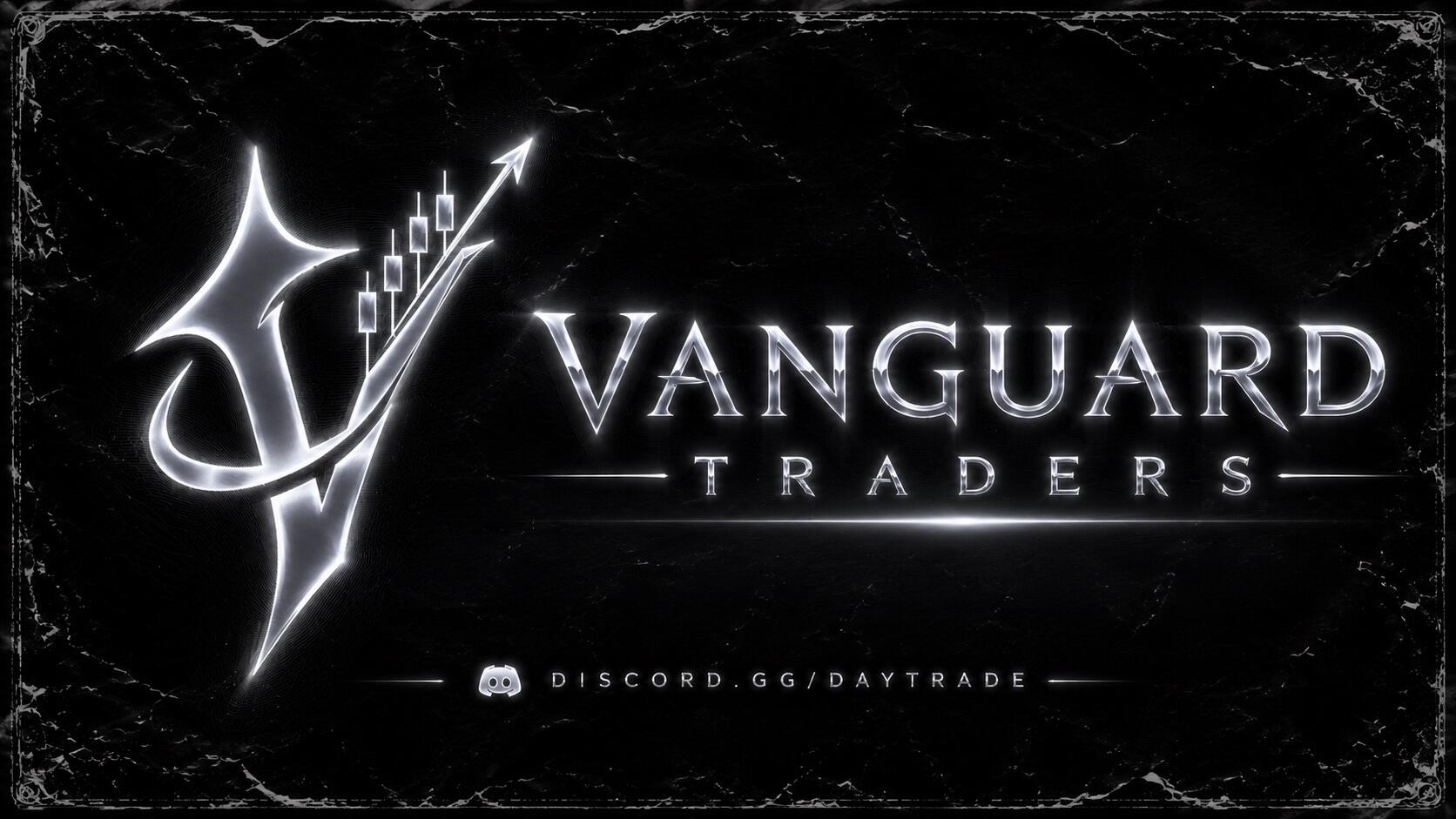 Discovery splash banner for Vanguard Traders Discord server