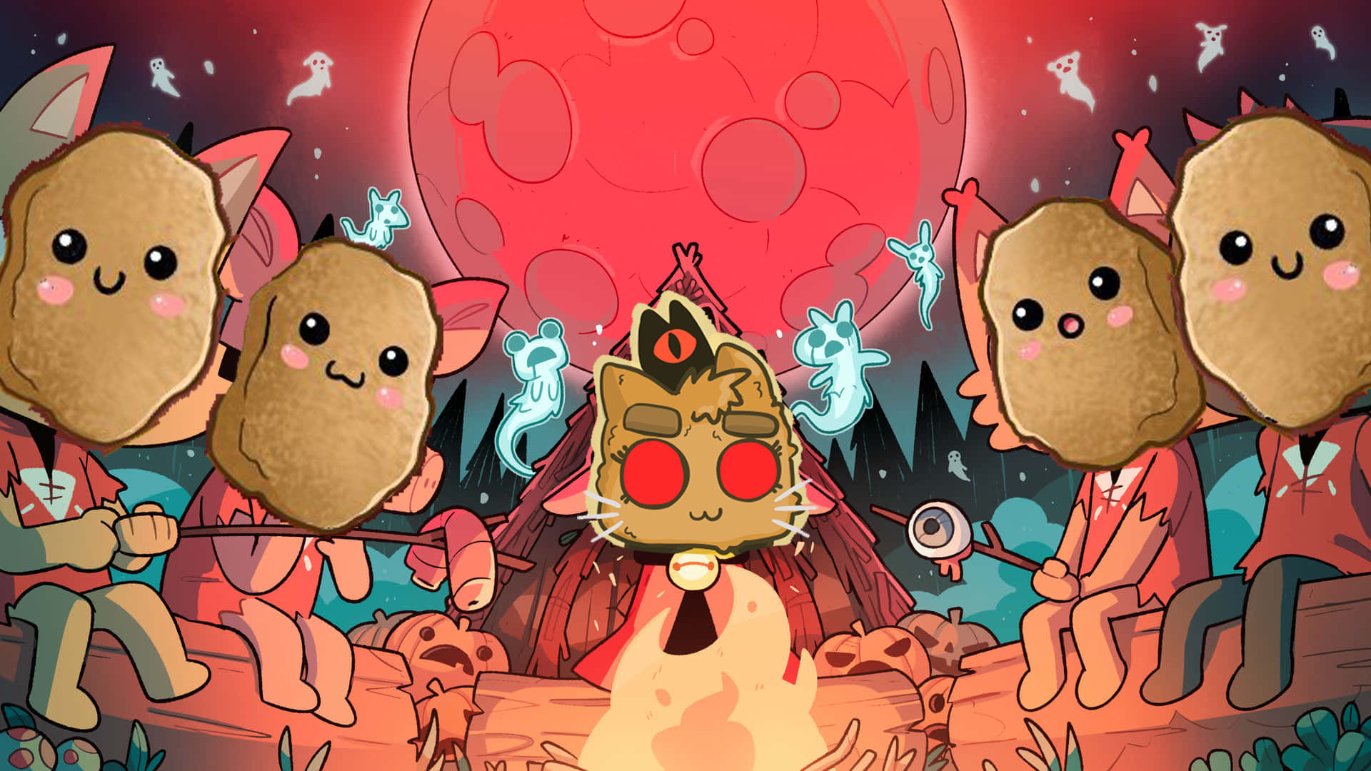 Discovery splash banner for AyinMaiden's Cult of Nuggies Discord server