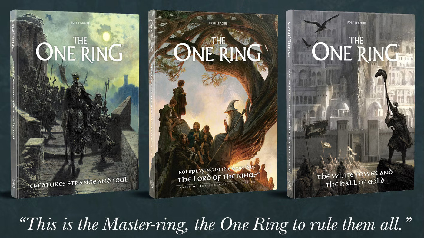 Discovery splash banner for The One Ring/LOTR RPG Discord server