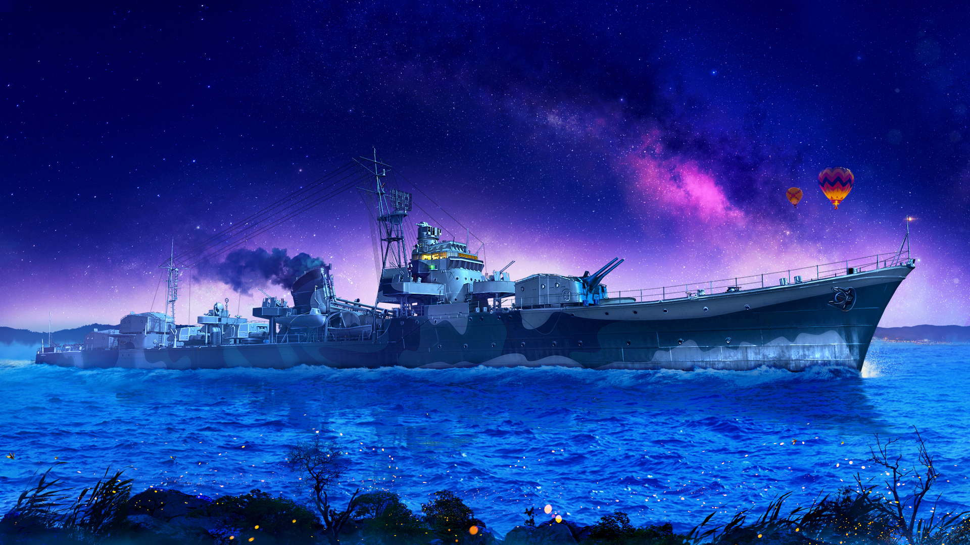 Discovery splash banner for World of Warships: Legends Discord server
