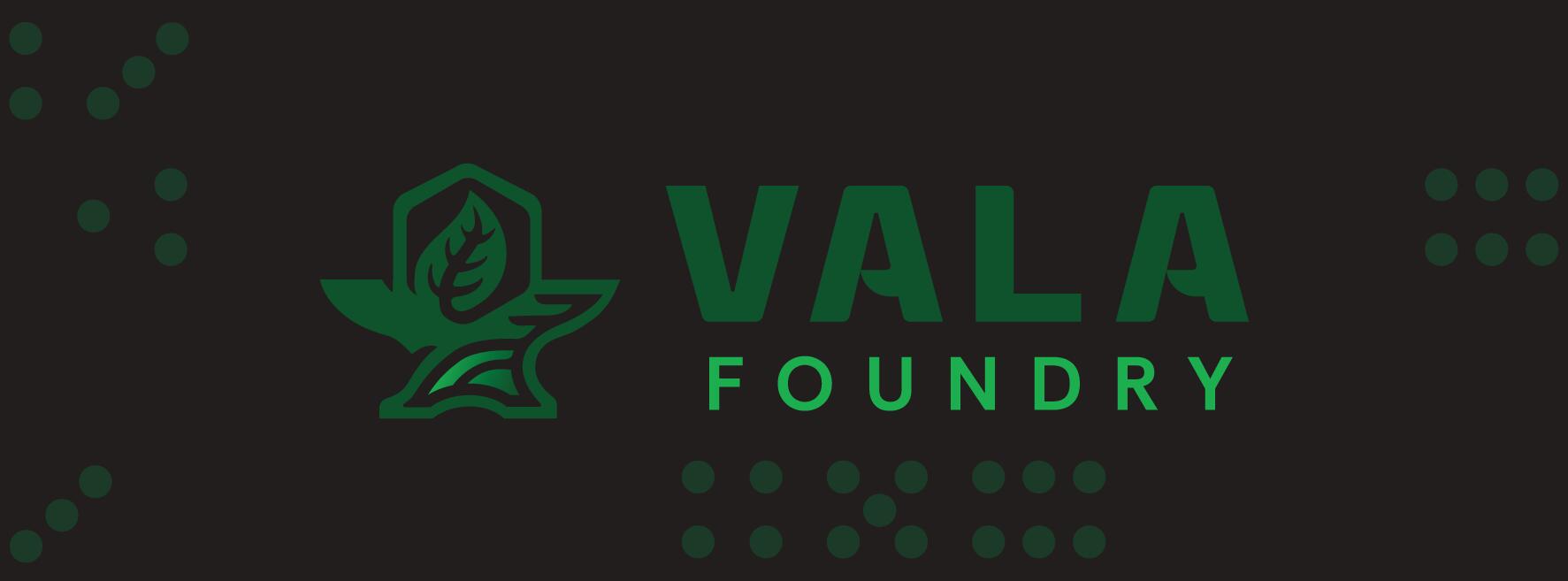 Discovery splash banner for Vala Foundry Discord server