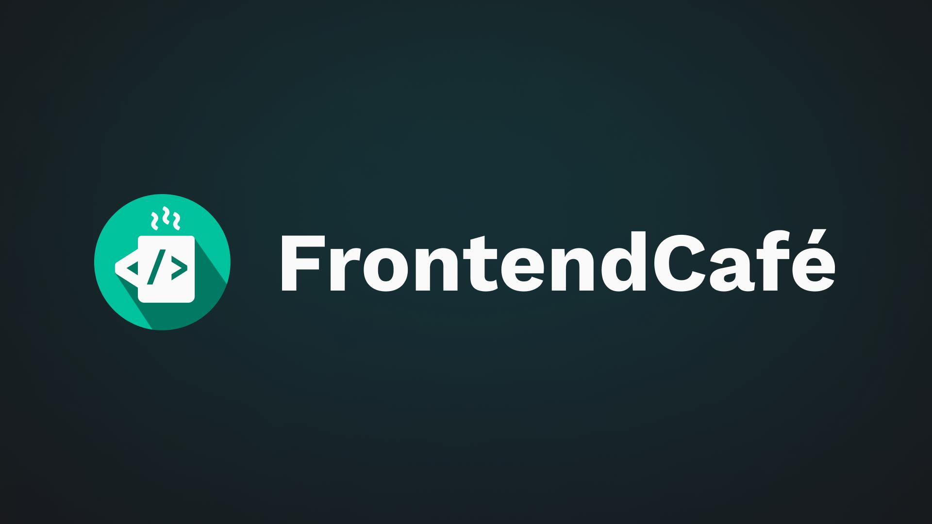 Discovery splash banner for FrontendCafé Discord server