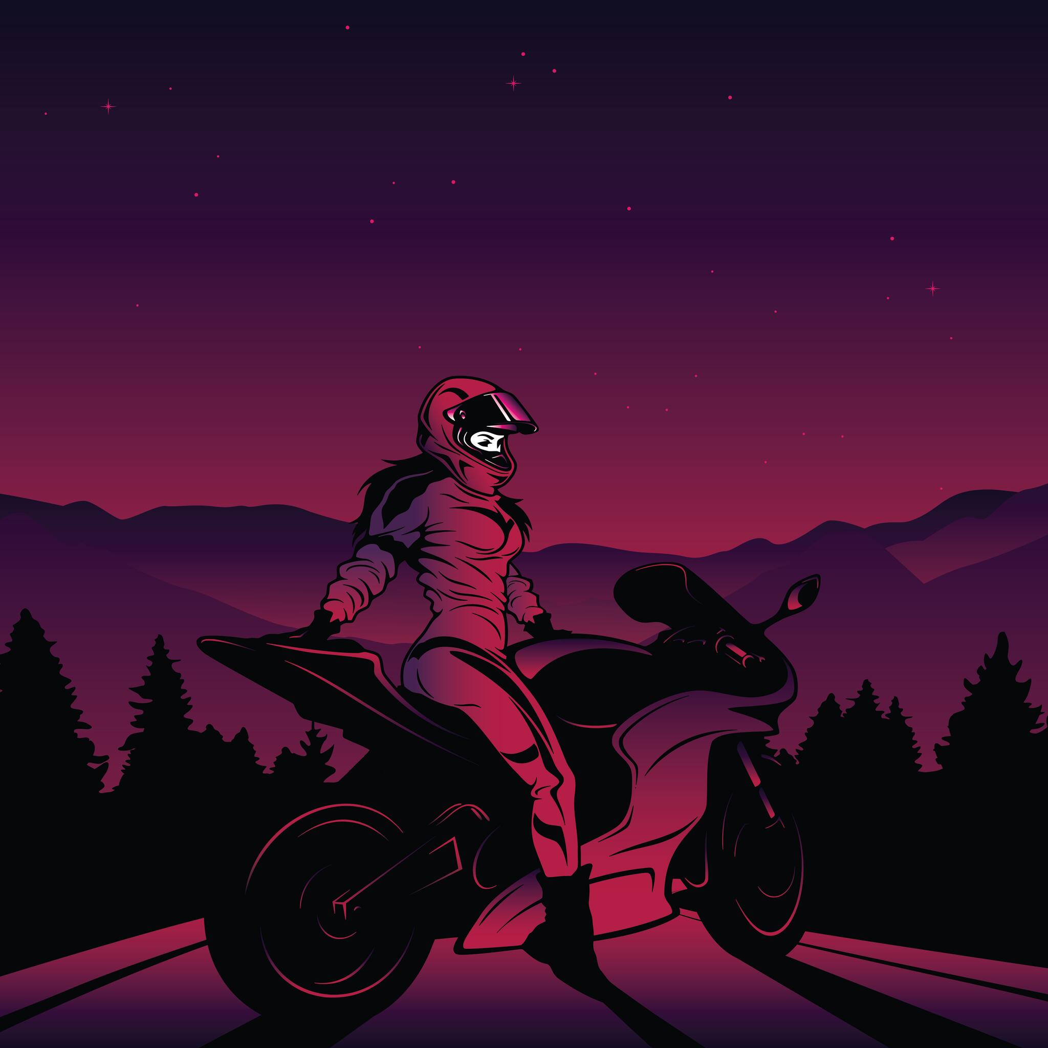 Discovery splash banner for Nightride FM Discord server