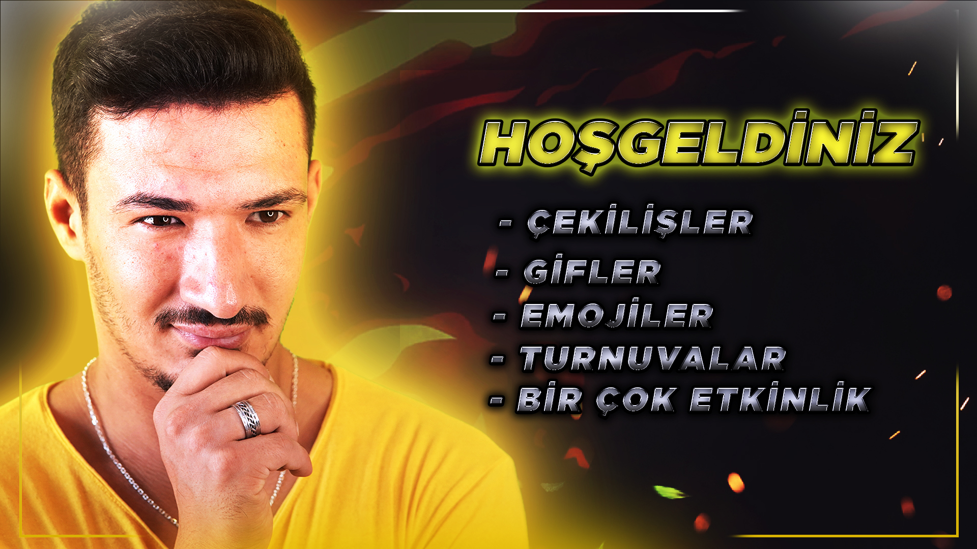 Discovery splash banner for GAZİ Discord server