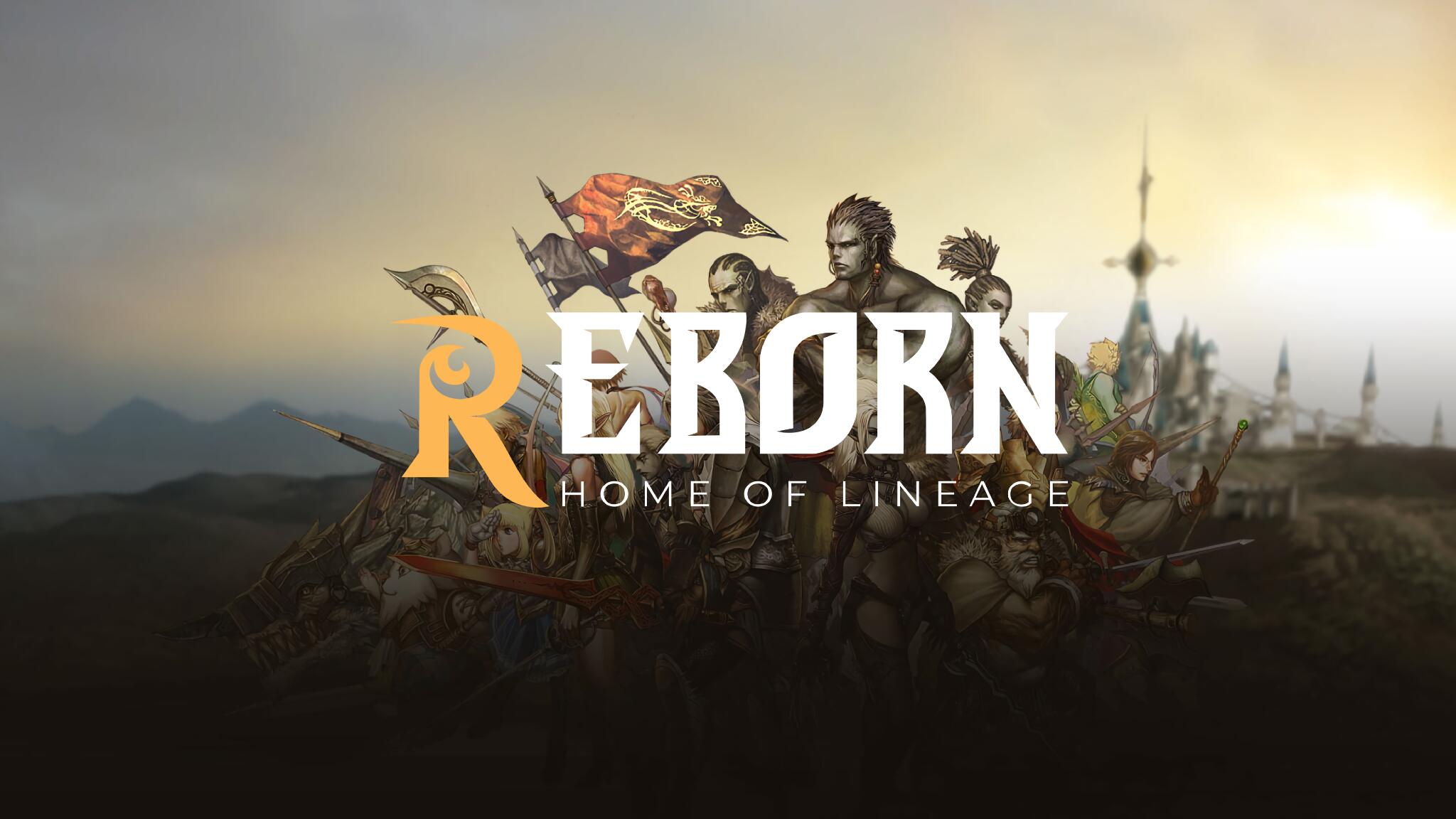 Discovery splash banner for Reborn - Home of Lineage Discord server