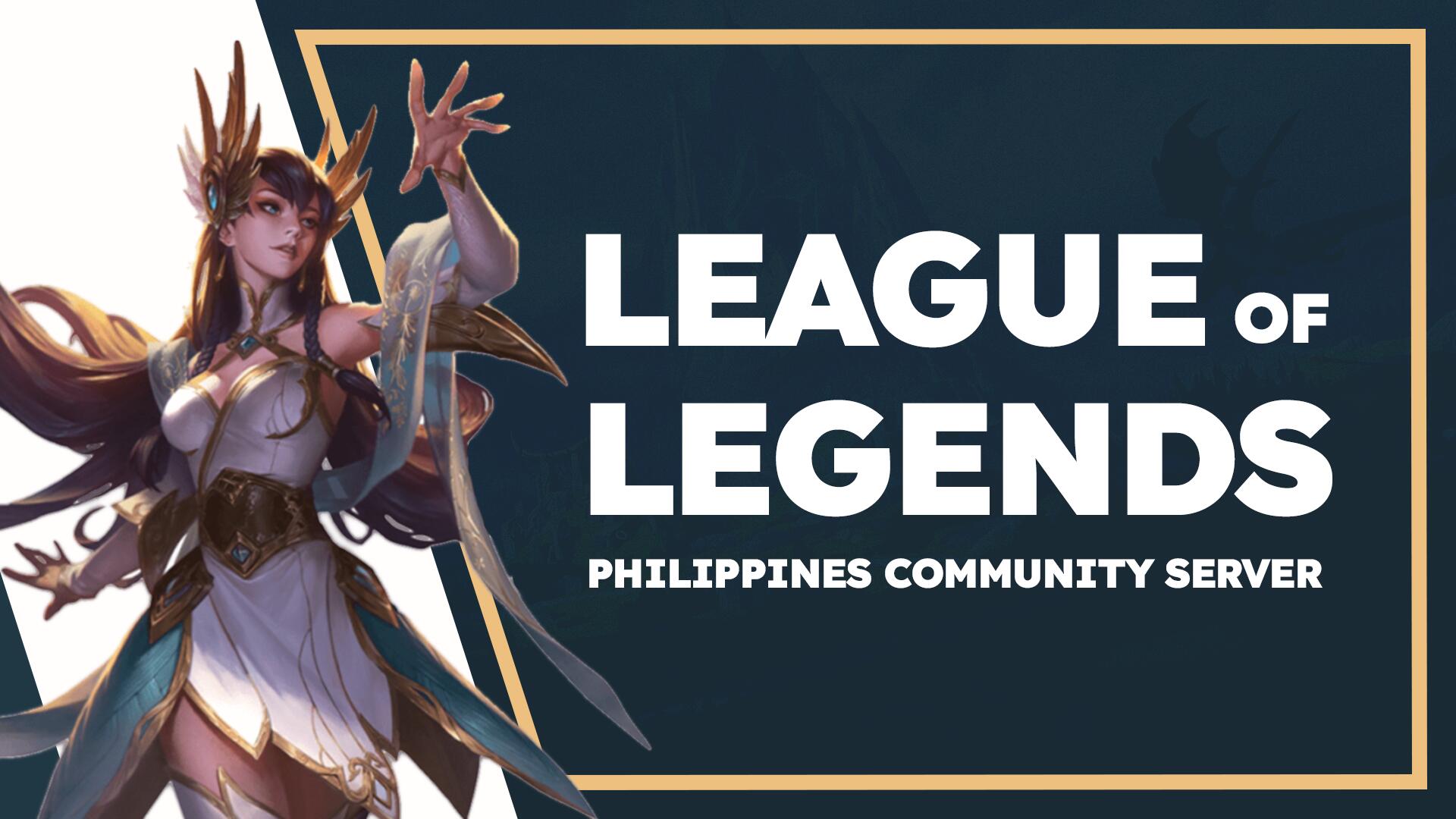 Discovery splash banner for League of Legends PH Discord server