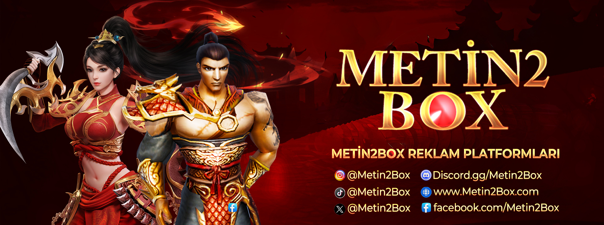 Discovery splash banner for Metin2Box Discord server
