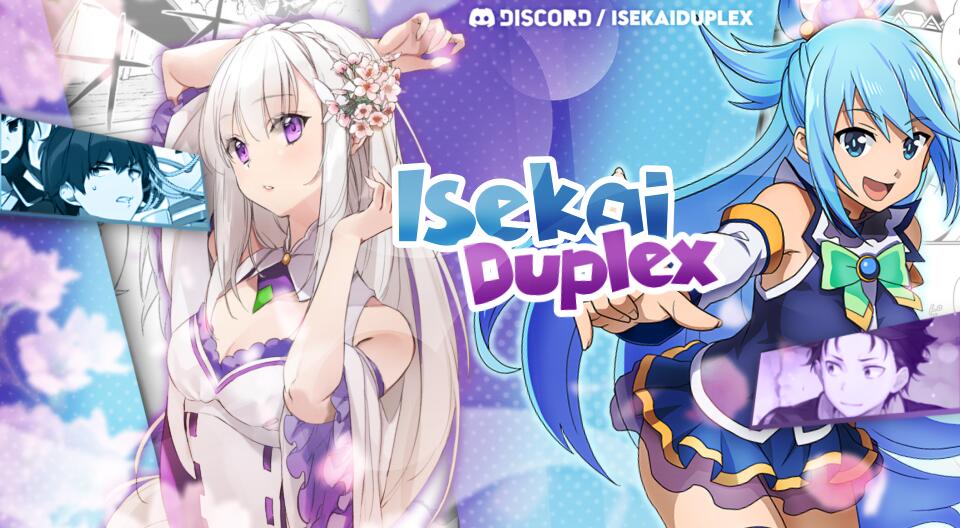 Discovery splash banner for Isekai Duplex Discord server