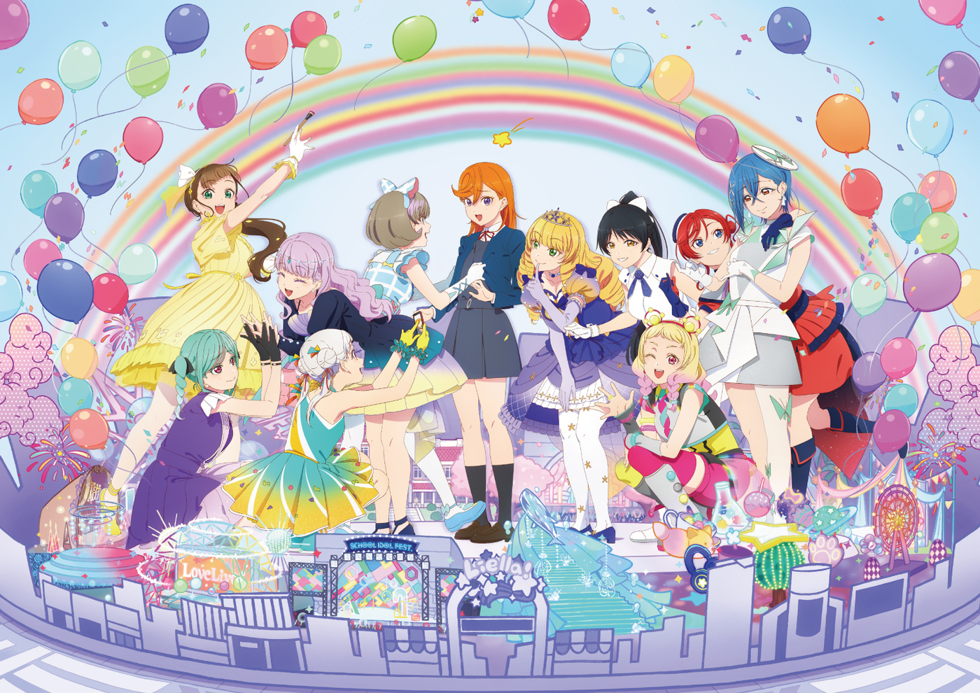 Discovery splash banner for Yuigaoka High School Discord server