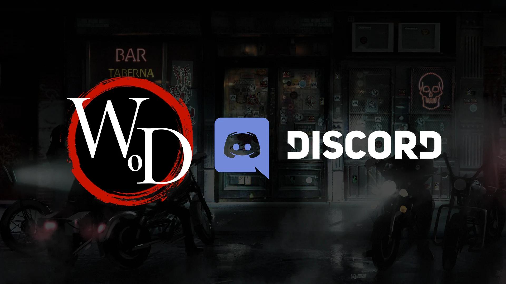 Discovery splash banner for World of Darkness Discord server