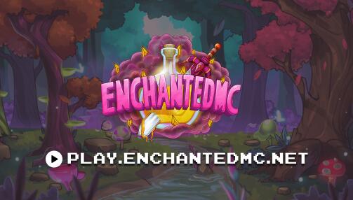 Discovery splash banner for EnchantedMC Discord server