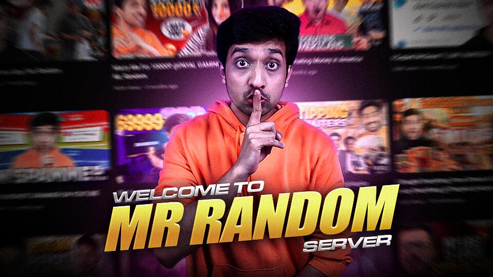 Discovery splash banner for Mr. Random Discord server