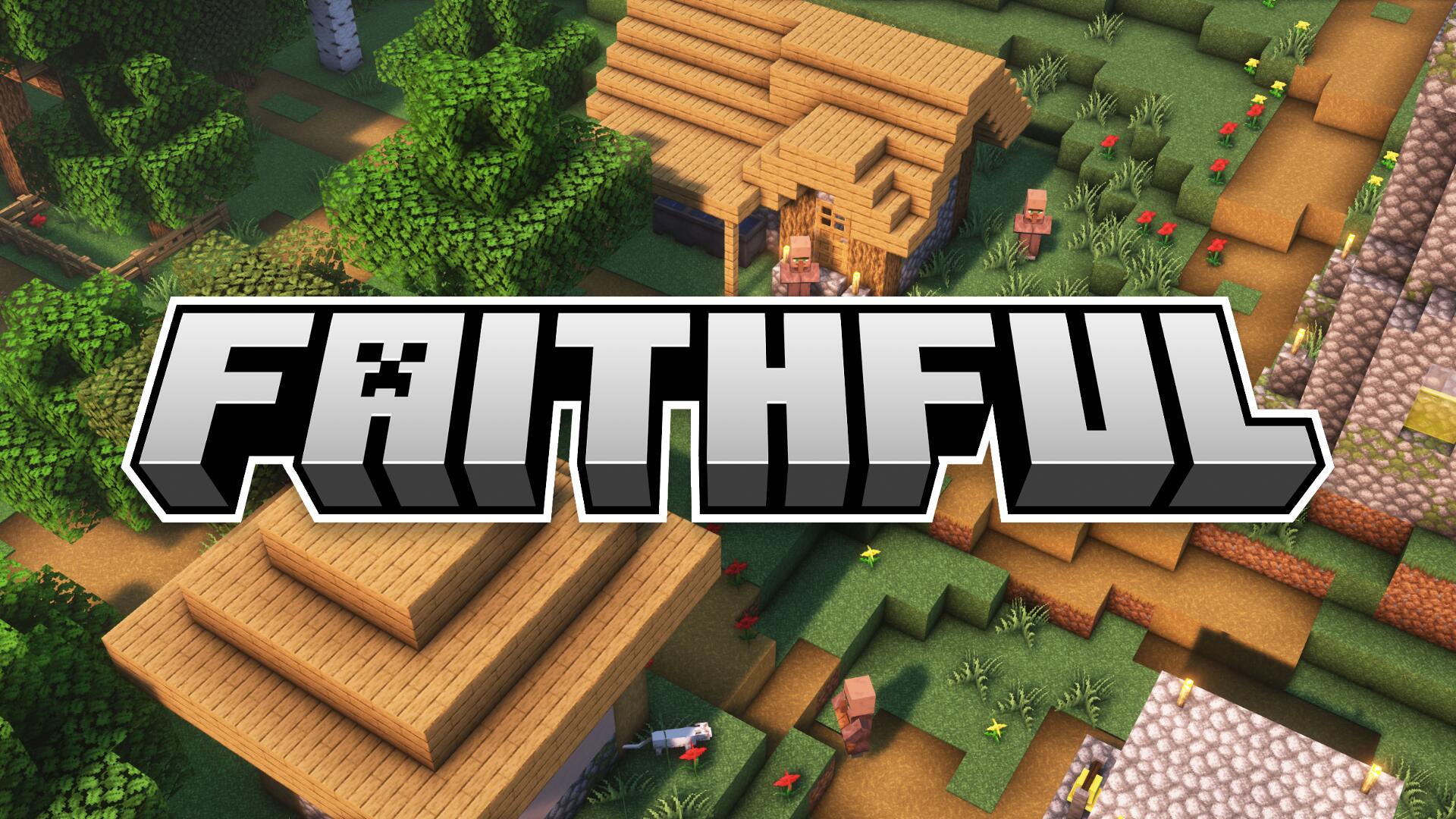 Discovery splash banner for Faithful Discord server