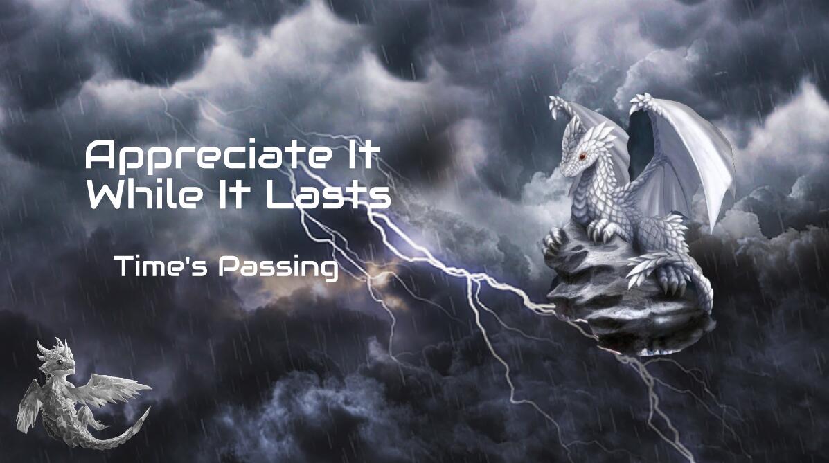 Discovery splash banner for Time's Passing Discord server