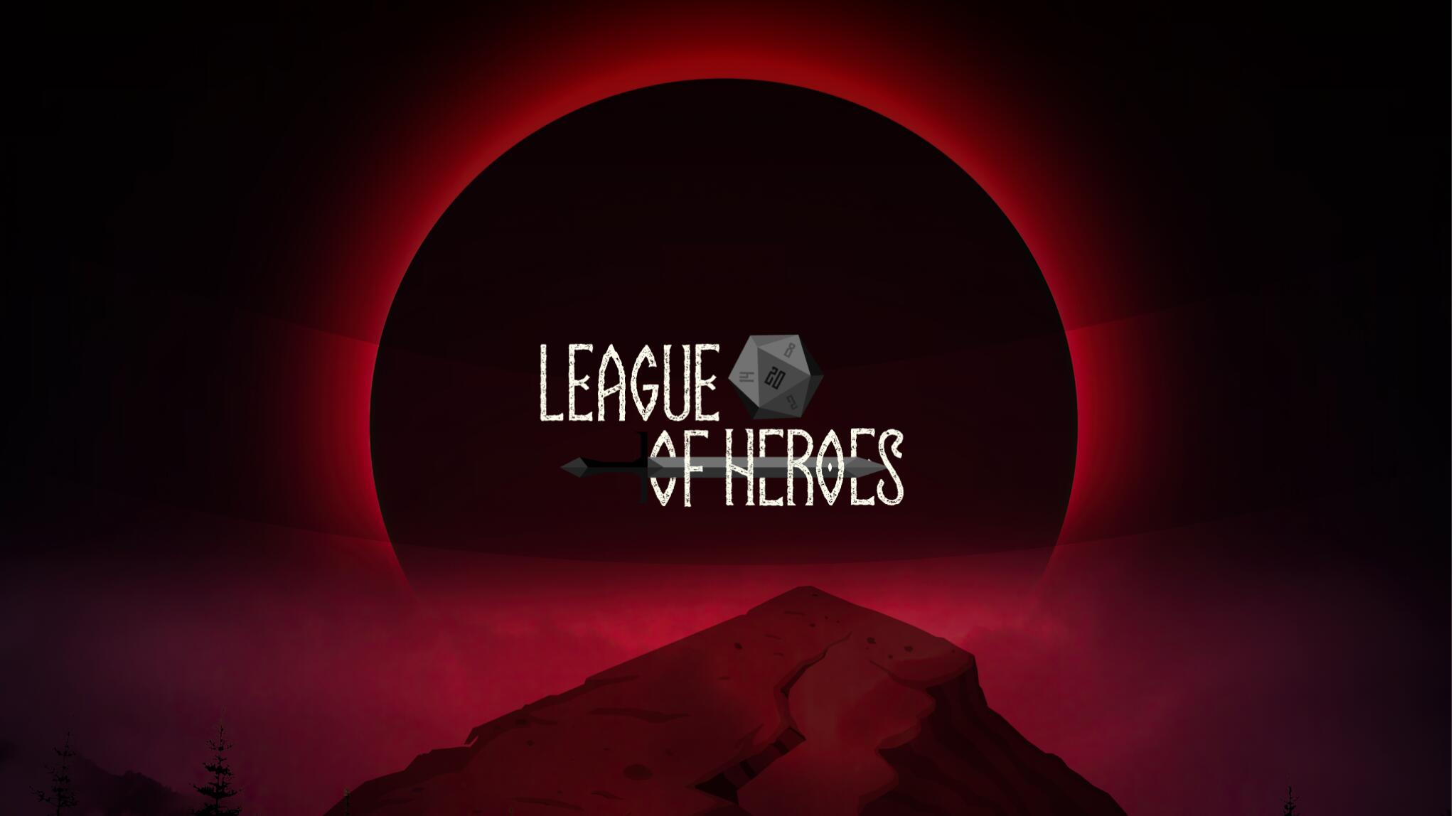 Discovery splash banner for League of Heroes Discord server