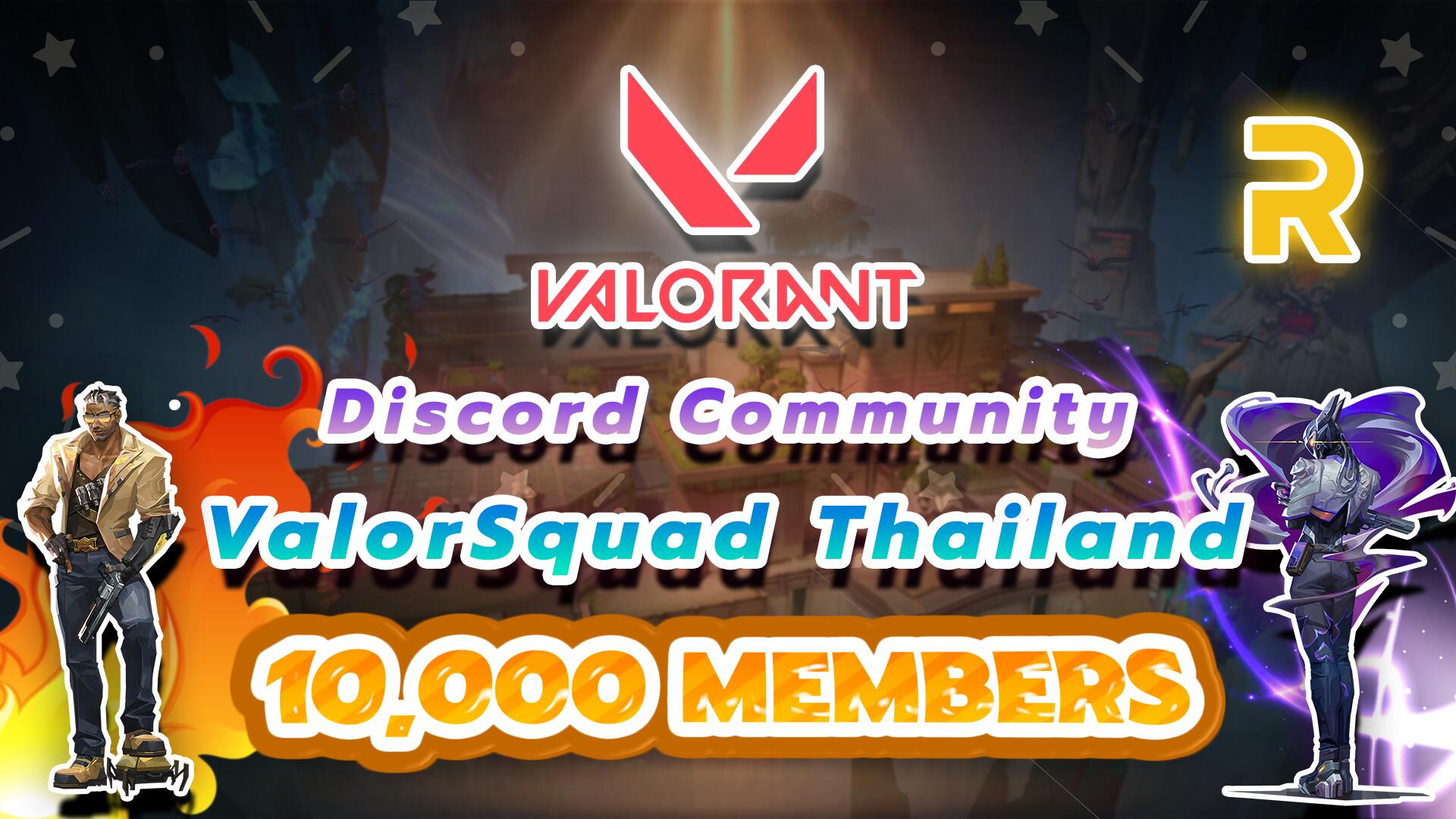 Discovery splash banner for ValorSquad Thailand Discord server