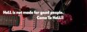 Discovery splash banner for COME TO HELL Discord server