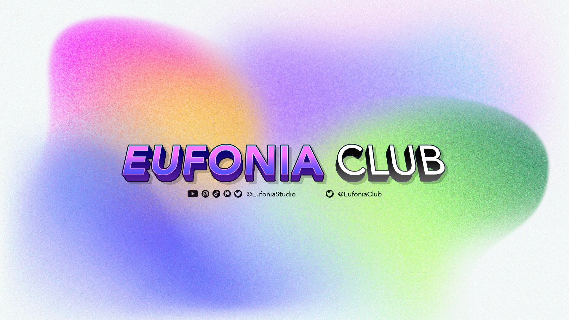 Discovery splash banner for Eufonia Club Discord server