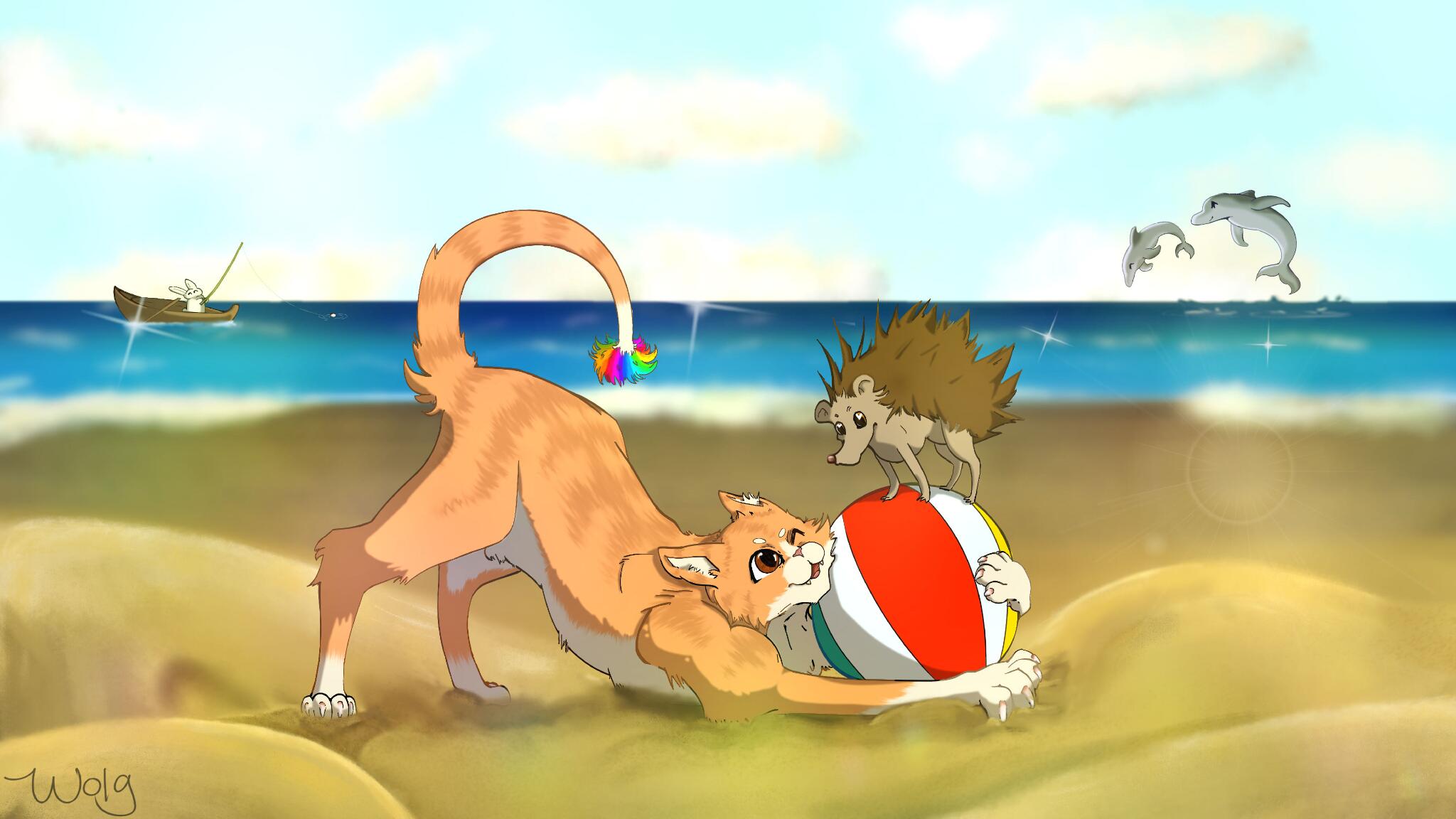 Discovery splash banner for Boats N' Bunnies Discord server