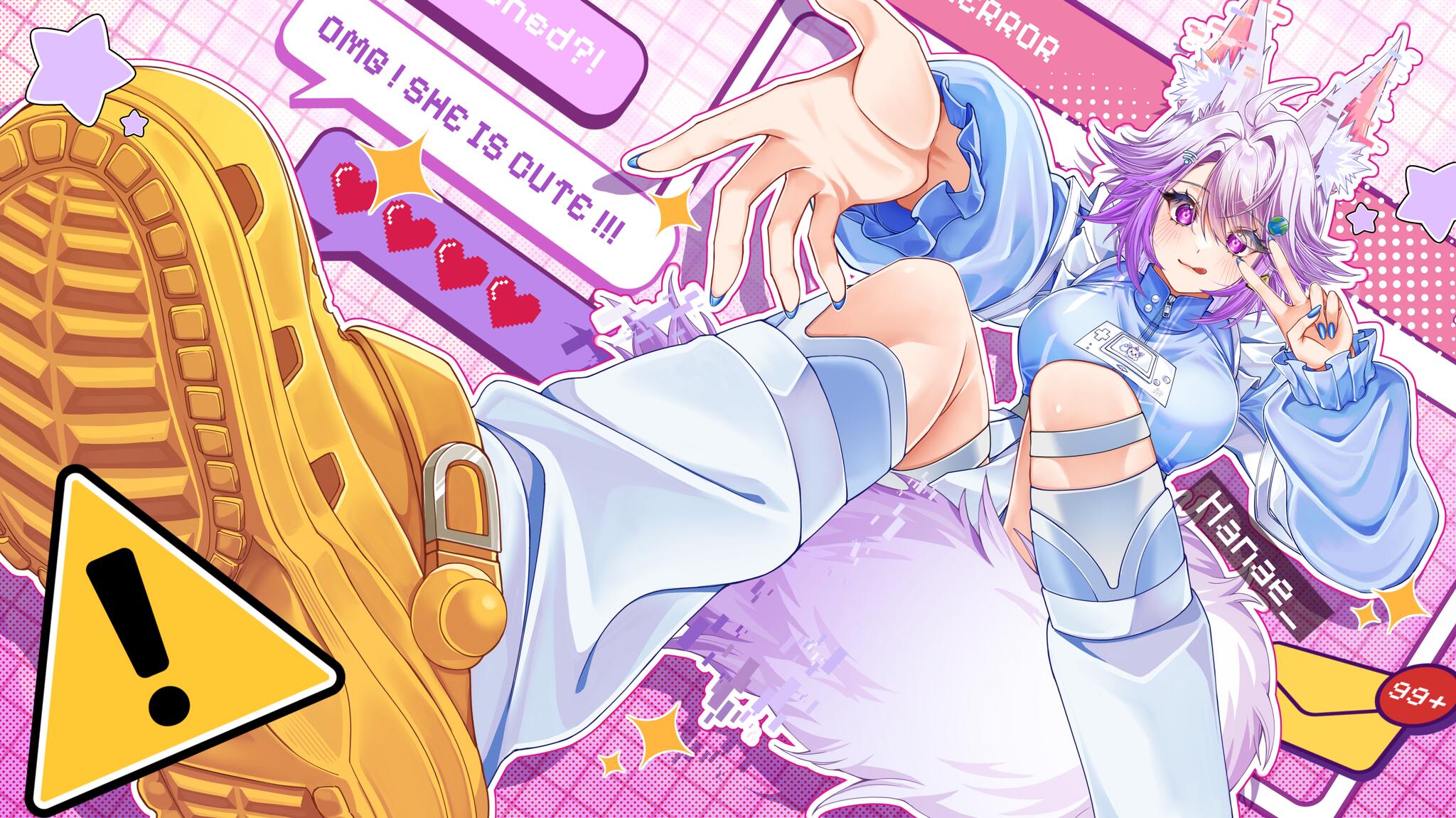 Discovery splash banner for ♡Hanae‘s Fluffylinge♡ Discord server