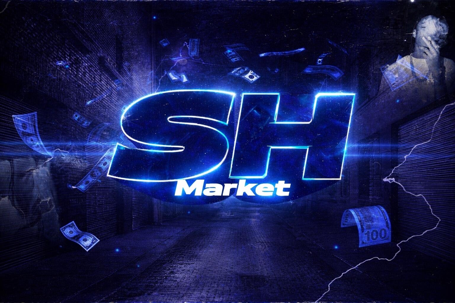 Discovery splash banner for SH Market 500+ Recensioner Discord server