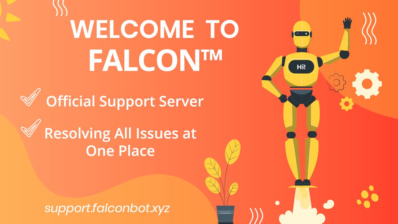Discovery splash banner for Falcon Support Discord server