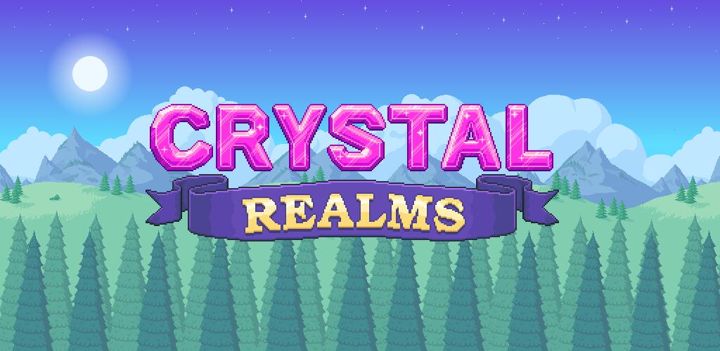 Discovery splash banner for Crystal Realms Discord server